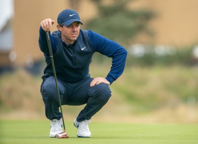Rory McIlroy wasn't impressed after the Alfred Dunhill Links Championship.