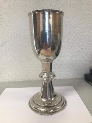 The chalice after it was recovered.