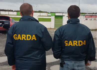 Gardaí carried out a search of the Limerick sports grounds.