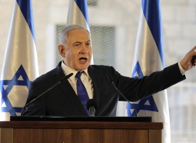 Israeli Prime Minister Benjamin Netanyahu