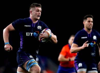 Magnus Bradbury will travel to Japan with Scotland tomorrow.