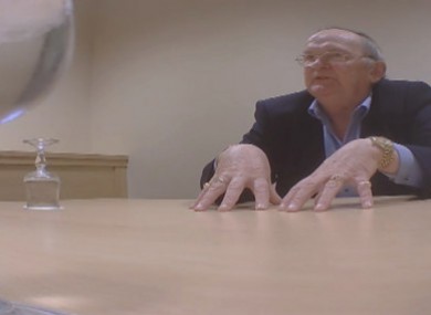 McElvaney was secretly filmed as part of a documentary.
