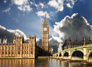 Big Ben and Palace of Westminster.