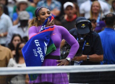 Williams was defeated 3-6, 5-7.