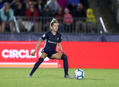 File photo of Denise O'Sullivan in action for North Carolina Courage.
