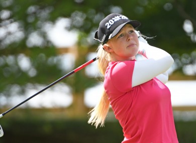 Leading from the front: Stephanie Meadow.