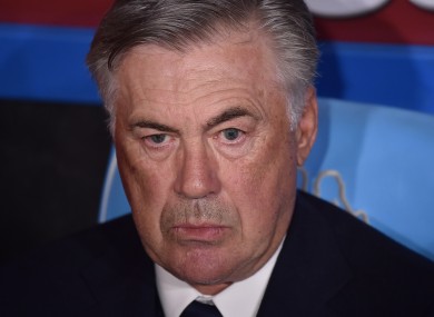 Carlo Ancelotti (file pic).