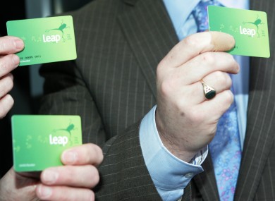 The National Transport Authority unveiled the new Leap Card in 2011.