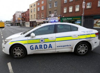 A silver Lexus collided with a garda patrol car in the incident.