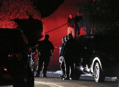 Police investigating the shooting in Orinda, California on Thursday