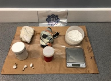 Gardaí say that the drugs seized were worth €72,000.