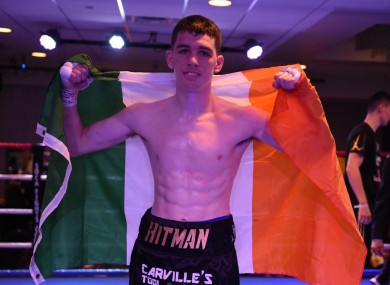Stevie McKenna celebrates after his latest win.