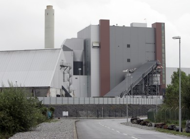 The ESB peat burning station in Shannonbridge in Offaly
