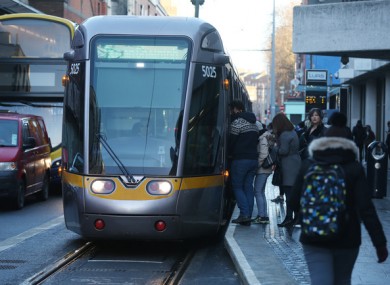 File photo of the Luas.