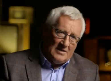 Pat Spillane speaking on the documentary.