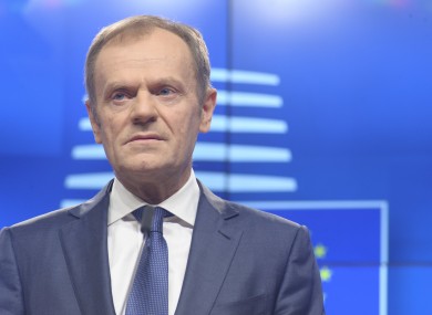 European Parliament President Donald Tusk