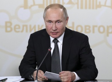 Russian president Vladimir Putin.