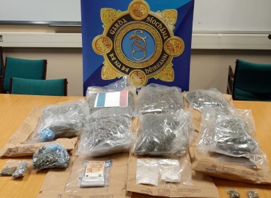 Drugs seized by gardaí in Tipperary.