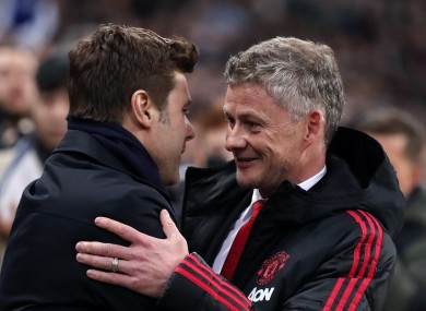 Mauricio Pochettino and Ole Gunnar Solskjaer.
