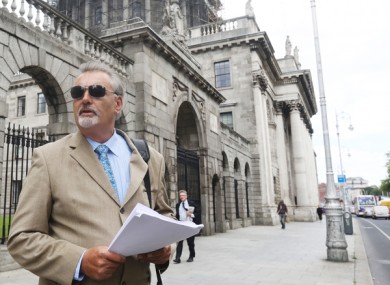 Ian Bailey leaving the Court of Appeal in 2017.