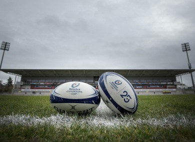 Kingspan Stadium before kick-off against Harlequins this month.