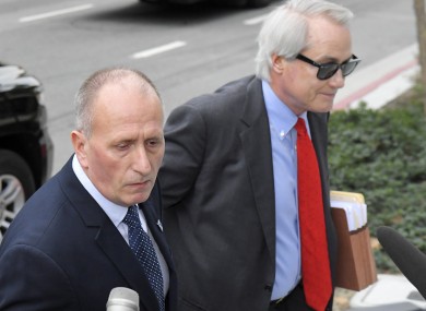 Vernon Unsworth at court with his lawyer Lin Wood