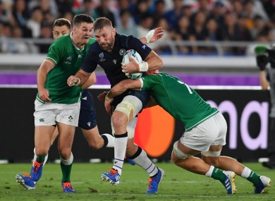 Barclay facing Ireland at the World Cup in September.