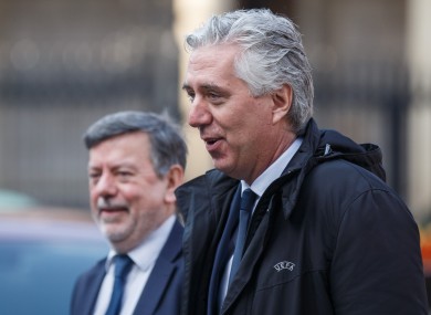 John Delaney, pictured arriving for an Oireachtas Committee meeting in April.