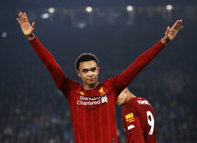 Liverpool's Trent Alexander-Arnold.