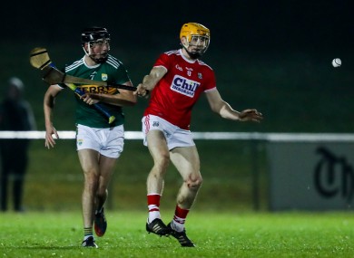 Cork's Billy Hennessy in action against Kerry's Shane Nolan.