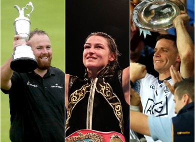 Shane Lowry, Katie Taylor and Stephen Cluxton are all still in the running.