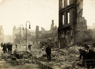 The Burning of Cork. NLI ref: HOGW 153