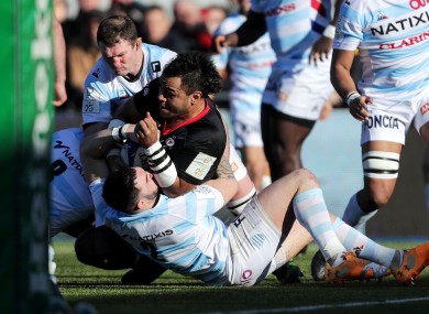 Billy Vunipola got injured against Racing yesterday.