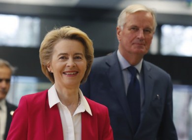 Ursula Von der Leyen arrives at the London School of Economics.