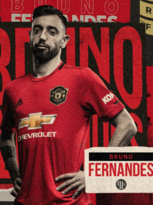 New signing: Bruno Fernandes.