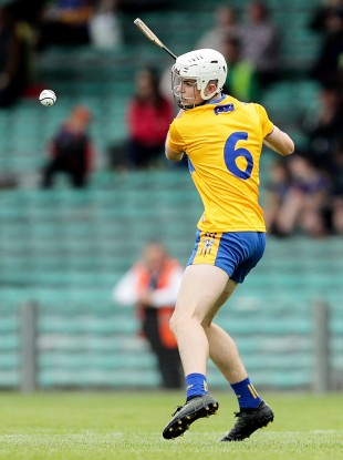 Cian Galvin starred today for St Flannan's.