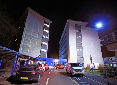 The accommodation at Arrowe Park Hospital in Merseyside which is understood to be where the Irish and British nationals from the coronavirus-hit city of Wuhan in China are quarantined.