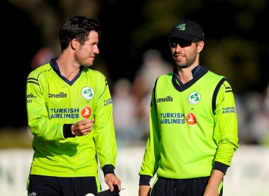 Dockrell and Balbirnie: Ireland will have a chance on Sunday (file photo).