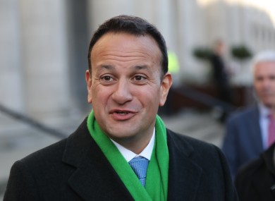 Taoiseach Leo Varadkar leaving an event at the National Concert Hall in Dublin where CEO of Apple, Tim Cook received the inaugural IDA Ireland Special Recognition Award.