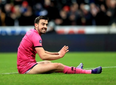 Disappointment for Cork's Eoghan O'Connell and his Rochdale team-mates.
