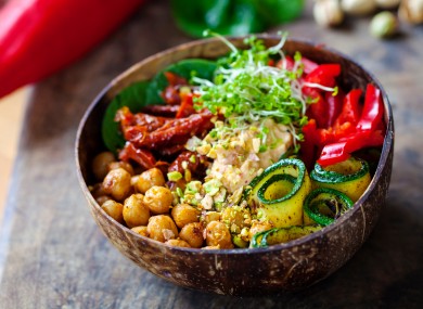 File photo of what looks to be a fairly tasty vegan meal.