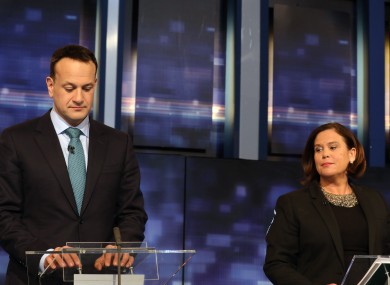 Varadkar and McDonald clashed at the debate on Tuesday night.