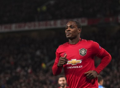 It was a special evening for Odion Ighalo as he grabbed his first goal for Manchester United.