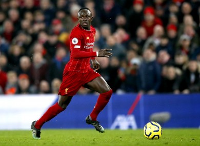 Sadio Mane is back in contention.