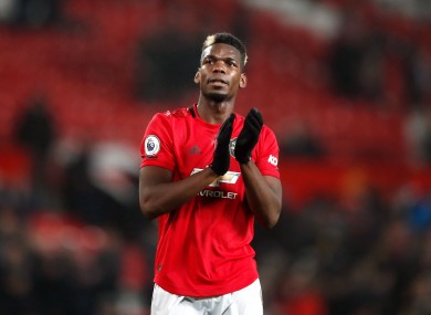 Manchester United's Paul Pogba (file pic).