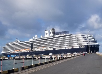 The Westerdam cruise ship in Cambodia which docked after many passengers tested negative for Covid-19.
