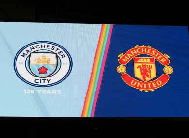 Manchester City hosted Manchester United in December.