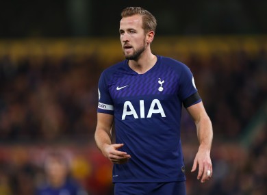 Kane in action for Spurs.
