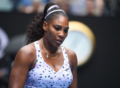 Serena Williams said that social distancing because of coronavirus had left her feeling
