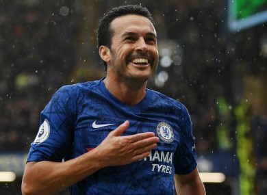 Chelsea winger Pedro (file pic).